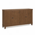 Sideboard aus Eichenholz, Braun, 200 x 50 x 100 cm