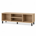 TV-Schrank rechteckig Holzwerkstoff 120x40x50cm